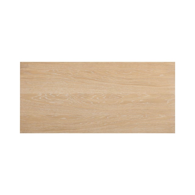 Bristol Park Whitewashed Oak Wood Chest For Sale In Los Angeles - Image 6 of 9