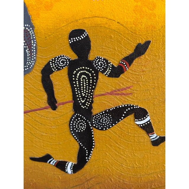 Aboriginal Style Tribal Painting For Sale - Image 4 of 7