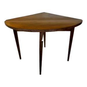 Antique Walnut Drop Leaf Corner Table
