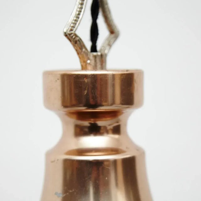 French Brass Pendant Lamp For Sale - Image 4 of 12