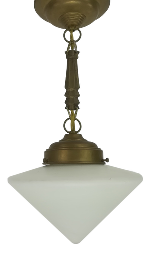 Art Deco Dwelling Ceiling Light, 1920s, Set of 2