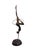 Metal 1980s Maitland-Smith Handmade Brass Ballerina Acrobatic Sculptures With Rings, a Pair For Sale - Image 7 of 12