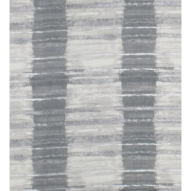 The House of Scalamandré Granite Gorge Fabric, Pewter For Sale