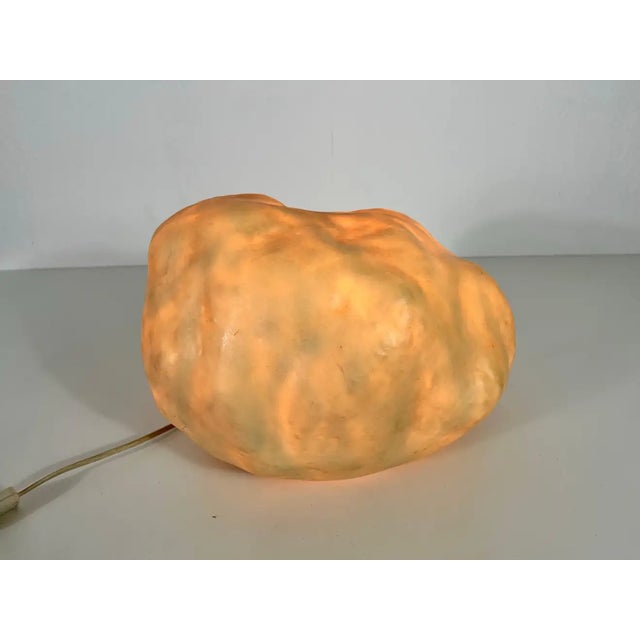 Plastic Moon Rock Table Lamp, Italy, 1970s For Sale - Image 6 of 10