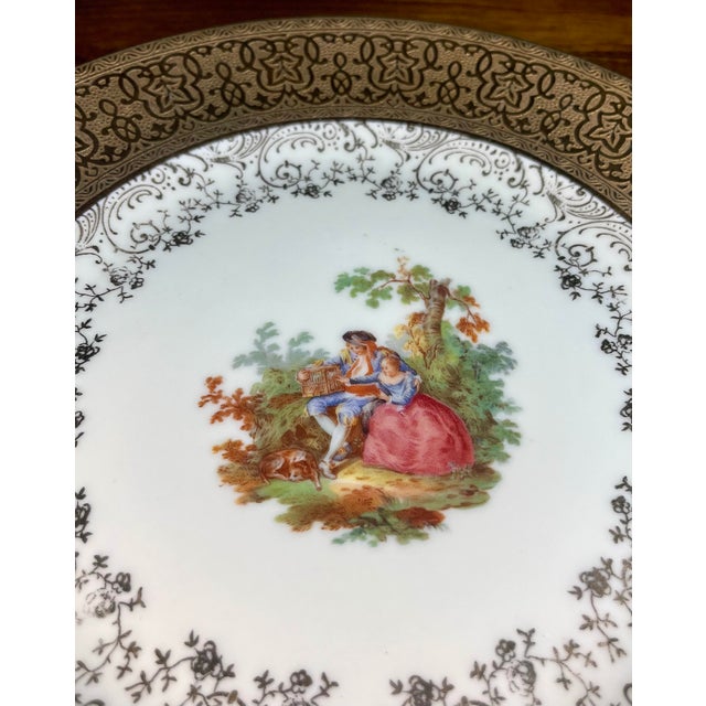 Mid 20th Century Royal Crown China 22k Gold Leaf Porcelain Plates - Set of 4 For Sale In Orlando - Image 6 of 9