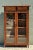 Brown Vintage Tortoise Bamboo and Glass Cabinet For Sale - Image 8 of 12