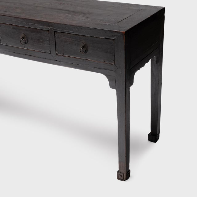Chinese Six Drawer Console Table, C. 1850 For Sale - Image 4 of 5