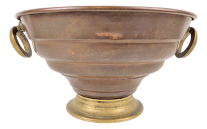Vintage Copper and Brass Champagne Cooler, France, 1950s