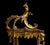 Antique Italian Giltwood Baroque Gold Wall Shelf With Integral Mirror For Sale - Image 4 of 13