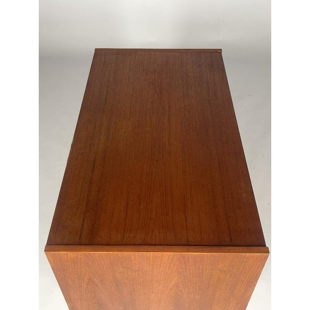 Brown Scandinavian Teak Sideboard, 1960s For Sale - Image 8 of 9