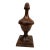 Vintage Heavy Bronze Cast Iron Finial Door Stop / Book End / Decorative Piece For Sale