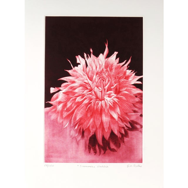 Gatja Helgart Rothe, Sunrise Dahlia, Circa 1990 For Sale