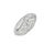 Platinum Vintage Filigree Style Diamond Brooch For Sale - Image 9 of 10