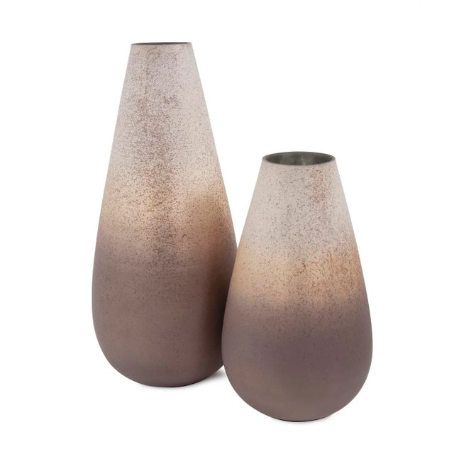 The Alana Ombre Glass Vase, Tall For Sale In Chicago - Image 6 of 7