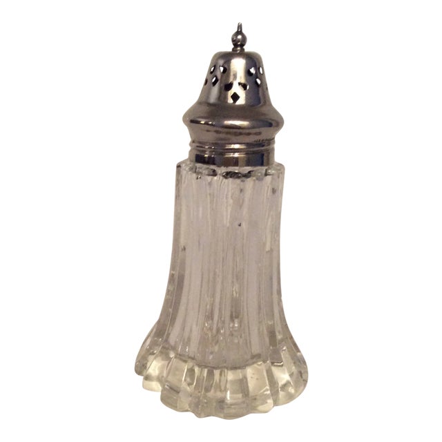 Late 19th Century Cut Glass Sugar Shaker For Sale
