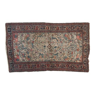 Antique Bibikabad Rug - 4'4" x 7'4" For Sale