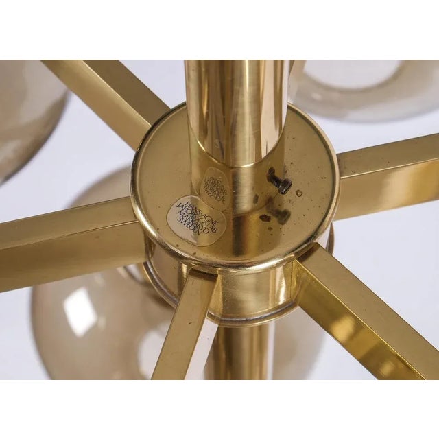 Brass Chandelier Model 348/9 from Hans-Agne Jakobsson, 1960s For Sale - Image 6 of 13