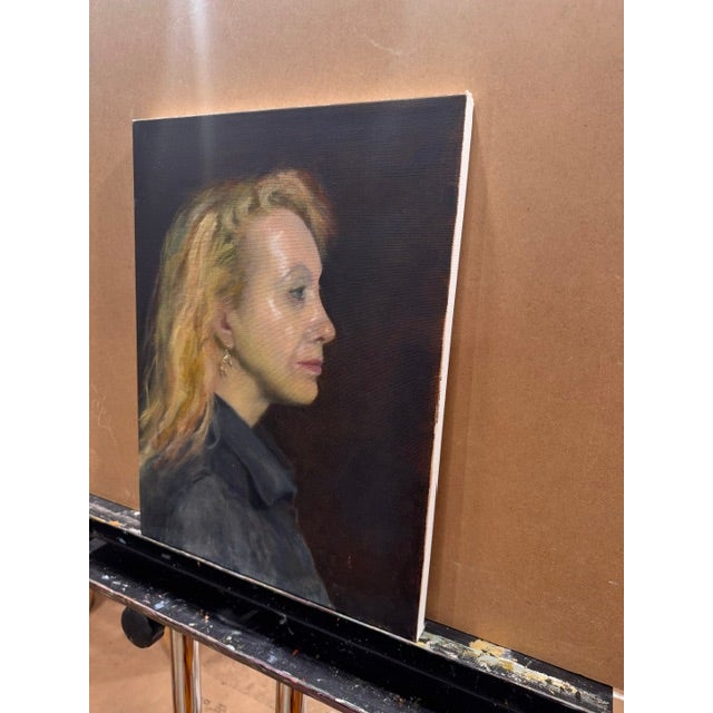 2020s Portrait of Jenne by Kathleen Varadi, 2026 Oil on Canvas For Sale - Image 5 of 9