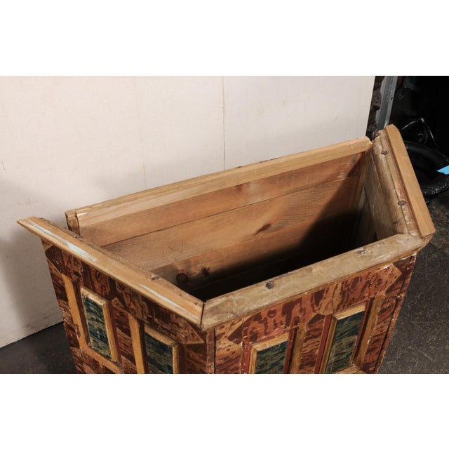 18th Century 18th C Italian Halved-Hexagon Demi Cabinets For Sale - Image 5 of 10