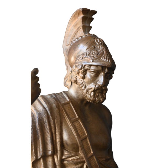 Italian Artist, Grand Tour Sculpture Representing Mars, 19th Century, Bronze For Sale - Image 9 of 9