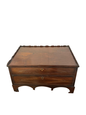 Antique Victorian Rosewood Writing Box
