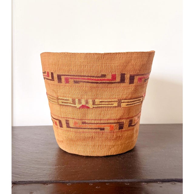 Antique Tlingit Woven Berry Basket Native Americana For Sale - Image 12 of 18