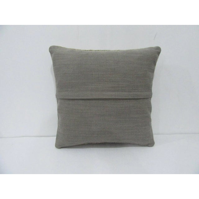 Traditional Decorative Faded Cushion Cover For Sale - Image 3 of 4