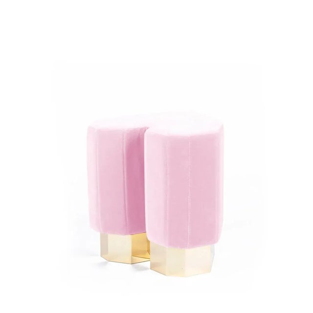 Not Yet Made - Made To Order Light Pink Queen Heart Stool by Royal Stranger For Sale - Image 5 of 10