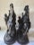 Pair of Vintage Figural Statue of Man & Rearing Horse For Sale - Image 11 of 13