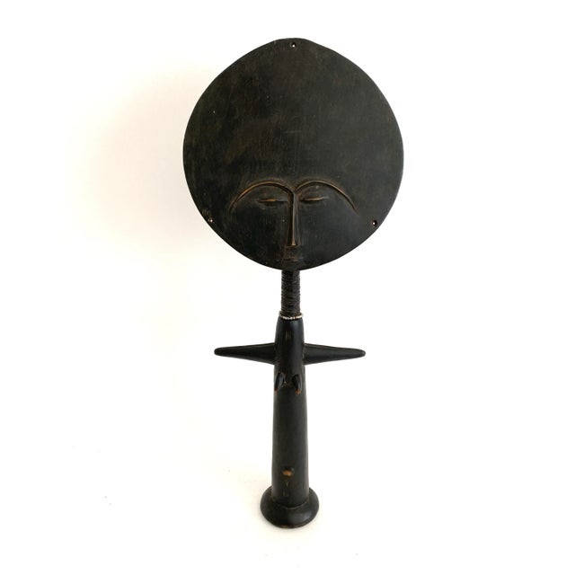 Black Mid-Century African Ashanti Wood Fertility Doll For Sale - Image 8 of 8