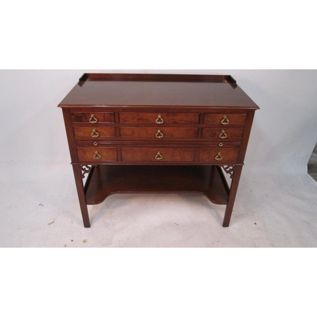 Beacon Hill 1950s Silver Service Mahogany Chest by Beacon Hill Furniture For Sale - Image 4 of 11