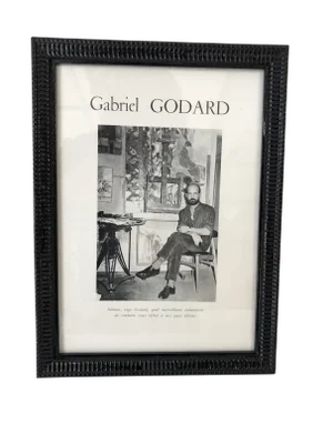Gabriel Godard Artist Mid-Century Abstract Paintings