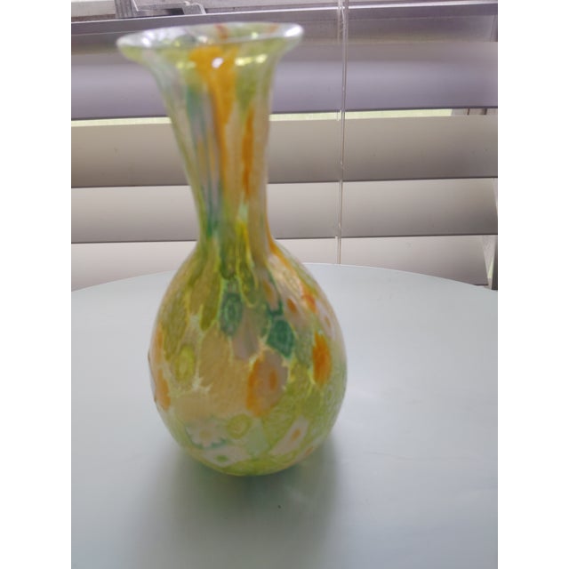 Italian Green Murano Vase For Sale - Image 12 of 17