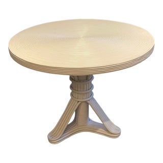 Bamboo Round Table 36” For Sale