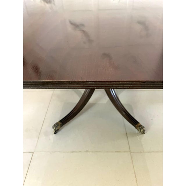 Antique Regency Mahogany Dining Table For Sale - Image 11 of 16