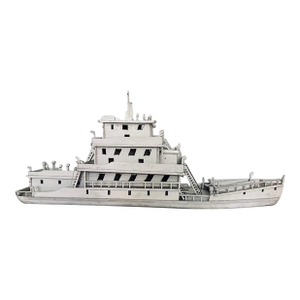 1930's Great Folk Art Boat Model