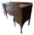 Walnut Queen Anne-Style Sideboard Buffet, Circa 1930s For Sale