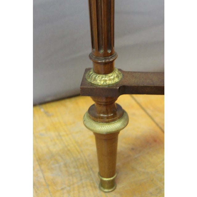 Louis XVI Side Table with Marble Top, 19th Century For Sale - Image 8 of 10