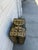 Metal Late 20th Century Neoclassical Style Black and Gilt Decorated Urn Motif Storage Chest For Sale - Image 7 of 12