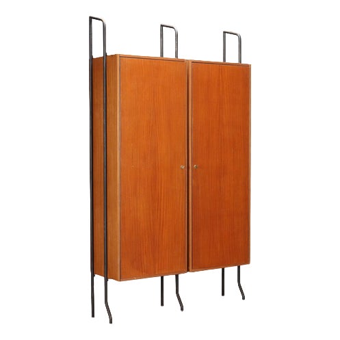 Vintage Cabinet in Mahogany Veneer, 1960s For Sale