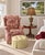 Custom English Wingback Chair in Red Toile by Brunschwig & Fils For Sale - Image 10 of 18