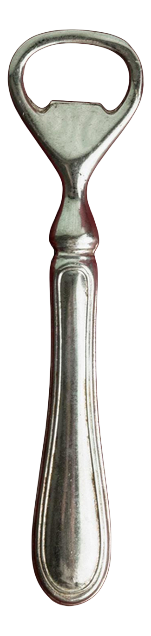 Vintage Minimal Silver-Plated Bottle Opener, 1960s