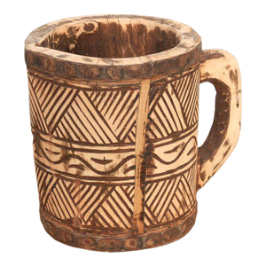Handcarved Tribal Vessel