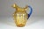 Italian Murano Liberty-Style Blue and Yellow Glass Pitcher, 20th Century For Sale - Image 10 of 12