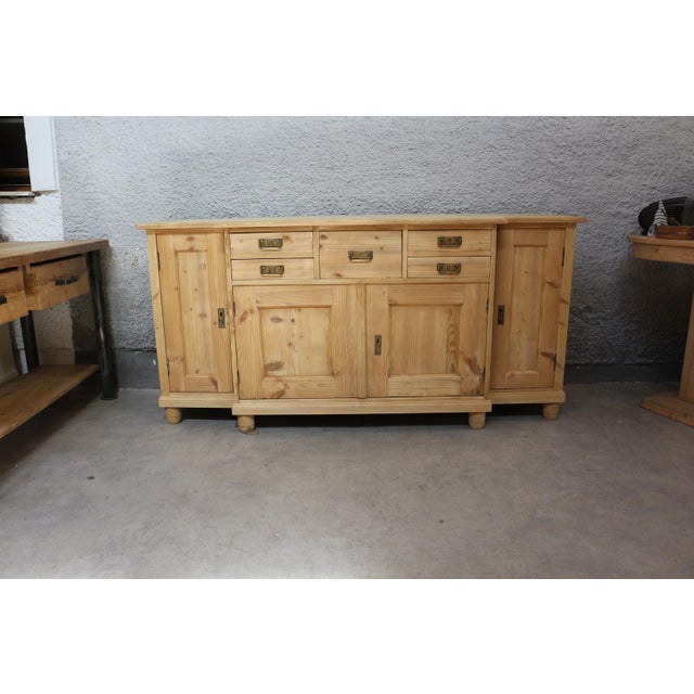 Rustic Wooden Sideboard For Sale - Image 12 of 12