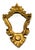 A beautiful Mid-Century petite Italian Florentine giltwood wall mirror. Marked "Made in Italy" on reverse. This gorgeous...