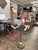 Hand Painted Antique Carousel Horse With Brass Torchiere Stand For Sale - Image 15 of 16