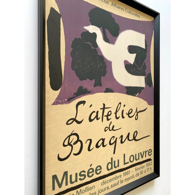 Georges Braque Vintage 1961 Mid Century Modernist Mourlot