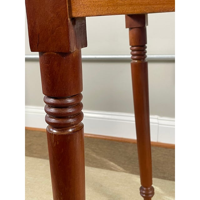 Red Cherry One-Drawer Table W/ Distinctive Feet -- 19th Century For Sale - Image 8 of 16