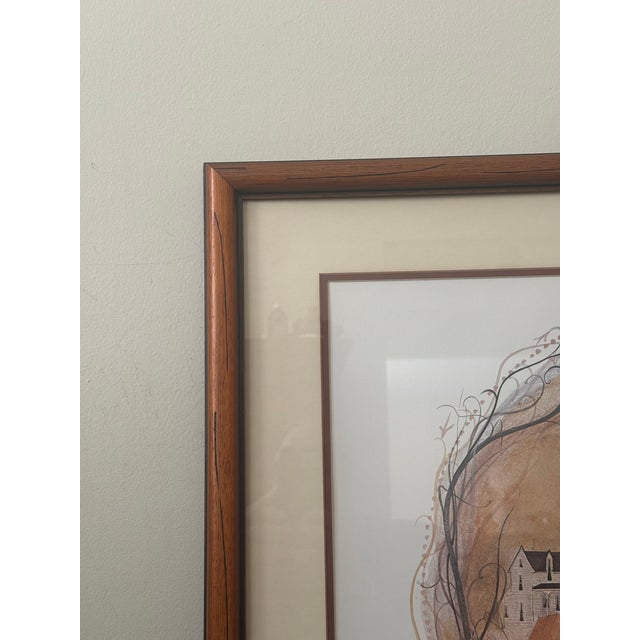 1980s Betrothed by P. Buckley Moss Is a 1982 Rare Limited Edition Numbered Edition Lithograph For Sale - Image 5 of 8